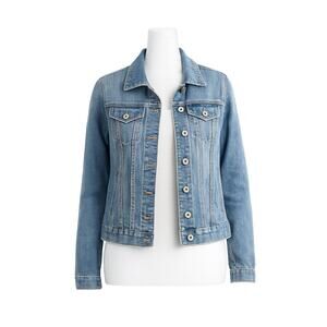 GAP Women’s Classic Light Wash Denim Trucker Jacket  - Size XS